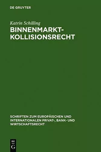 Binnenmarktkollisionsrecht cover