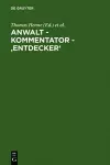 Anwalt - Kommentator - 'Entdecker' cover