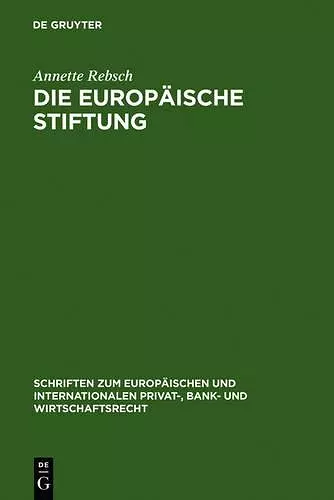 Die Europäische Stiftung cover