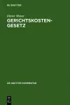 Gerichtskostengesetz cover