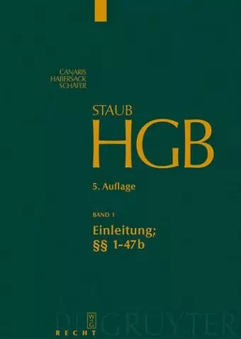 Einleitung; §§ 1-47b cover