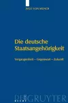 Die deutsche Staatsangehörigkeit cover