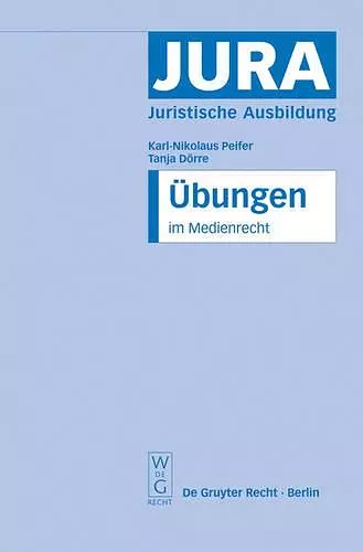 Übungen im Medienrecht cover