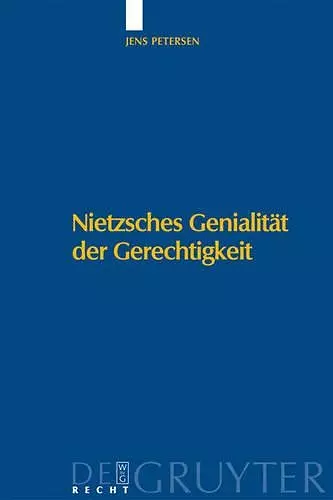 Nietzsches Genialität Der Gerechtigkeit cover