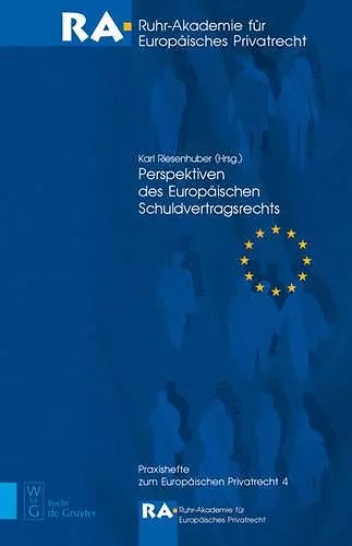 Perspektiven Des Europäischen Schuldvertragsrechts cover