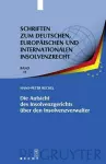 Die Aufsicht Des Insolvenzgerichts Über Den Insolvenzverwalter cover