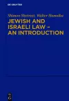 Jewish and Israeli Law - An Introduction cover