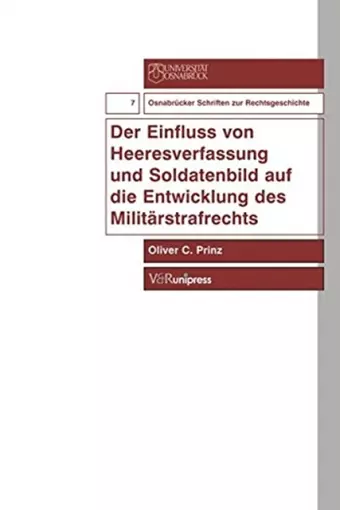 OsnabrÃ"cker Schriften zur Rechtsgeschichte. cover