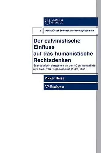 OsnabrÃ"cker Schriften zur Rechtsgeschichte. cover