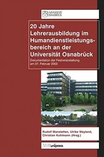 20 Jahre Lehrerausbildung im Humandienstleistungsbereich an der UniversitÃ¤t OsnabrÃ"ck cover