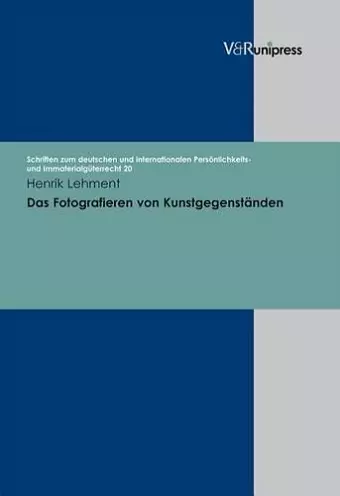 Schriften zum deutschen und internationalen PersÃ¶nlichkeits- und ImmaterialgÃ"terrecht. cover