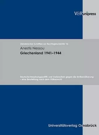 OsnabrÃ"cker Schriften zur Rechtsgeschichte. cover