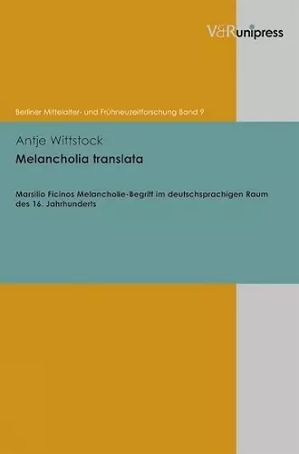 Melancholia translata cover