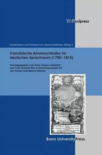 Deutschland und Frankreich im wissenschaftlichen Dialog / Le dialogue scientifique franco-allemand. cover