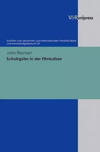 Schutzgüter in der Filmkulisse cover