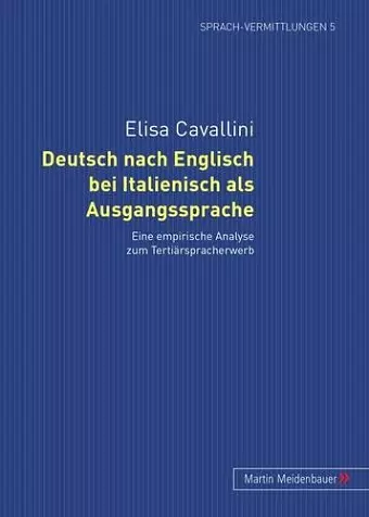 Deutsch Nach Englisch Bei Italienisch ALS Ausgangssprache cover