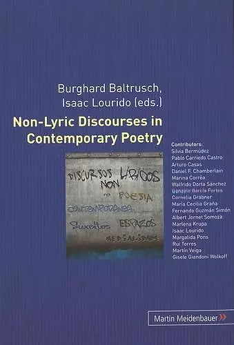 Non-Lyric Discourses in Contemporary Poetry cover