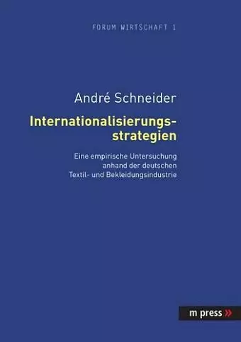 Internationalisierungsstrategien cover