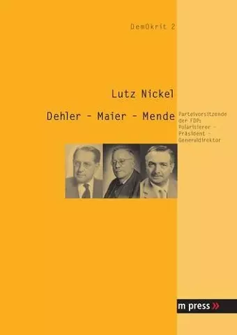 Dehler - Maier - Mende cover