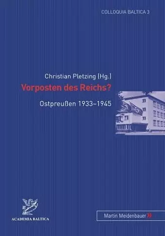 Vorposten Des Reichs? cover