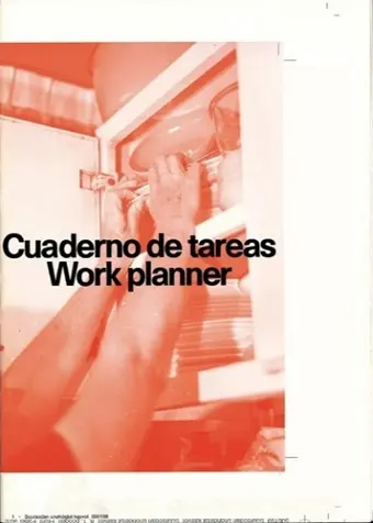 Cuaderno de Tareas / Work Planner cover