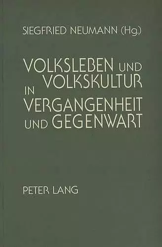 Volksleben Und Volkskultur in Vergangenheit Und Gegenwart cover