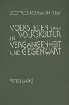 Volksleben Und Volkskultur in Vergangenheit Und Gegenwart cover