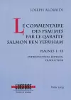 Le Commentaire Des Psaumes Par Le Qaraïte Salmon Ben Yeruham cover