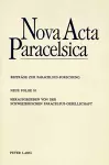 Nova ACTA Paracelsica cover