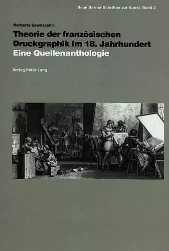 Theorie Der Franzoesischen Druckgraphik Im 18. Jahrhundert cover