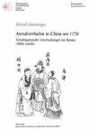 Anredeverhalten in China Um 1750 cover