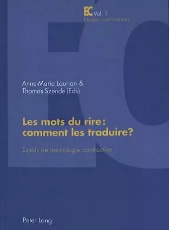 Les Mots Du Rire: Comment Les Traduire ? cover