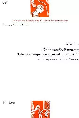 Otloh Von St. Emmeram- «Liber de Temptatione Cuiusdam Monachi» cover