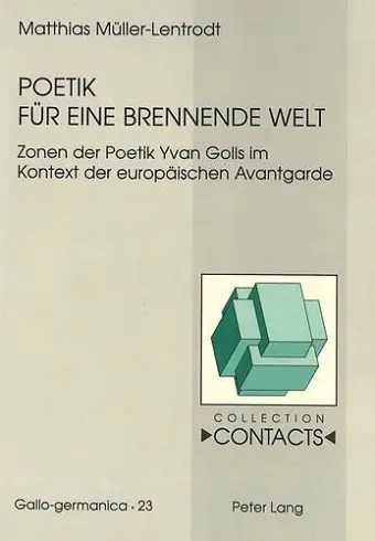 Poetik Fuer Eine Brennende Welt cover