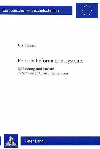 Personalinformationssysteme cover