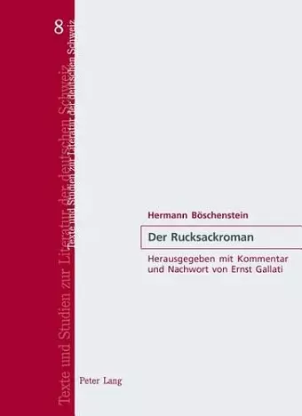 Der Rucksackroman cover