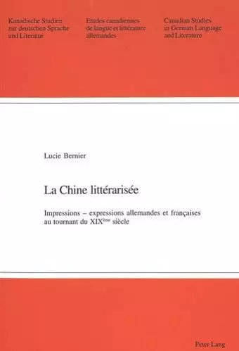 La Chine Littérarisée cover