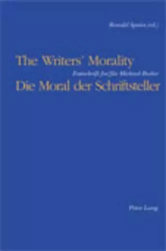 Writers' Morality / Die Moral Der Schriftsteller cover