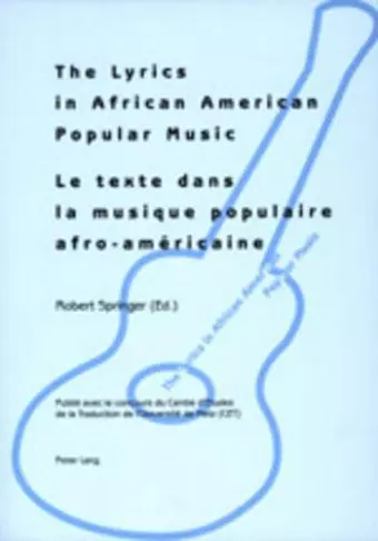 The Lyrics in African American Popular Music cover