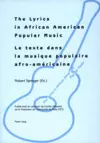 The Lyrics in African American Popular Music cover