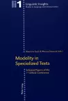 Modality in Specialized Texts cover