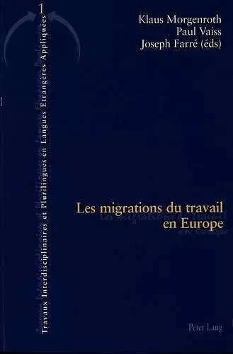 Les Migrations Du Travail En Europe cover