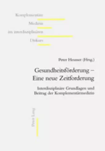 Gesundheitsfoerderung - Eine Neue Zeitforderung cover