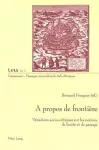 A Propos de Frontière cover