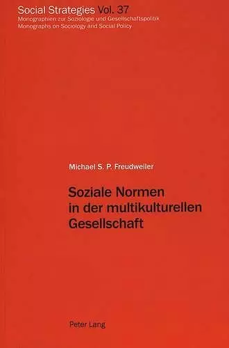 Soziale Normen in Der Multikulturellen Gesellschaft cover