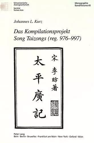 Das Kompilationsprojekt Song Taizongs (Reg. 976-997) cover