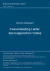 Zweiundsiebzig Lieder Des Bulgarischen Volkes cover