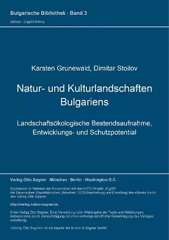 Natur- Und Kulturlandschaften Bulgariens cover