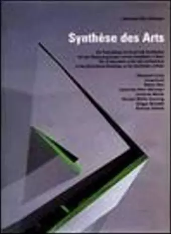 Synthese des Arts cover