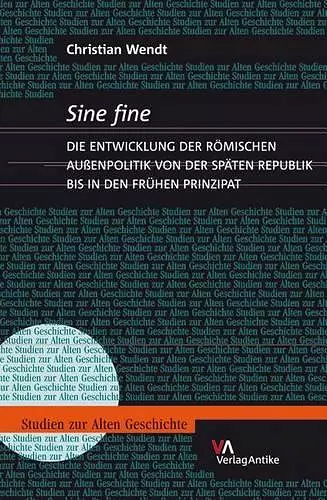 Sine Fine cover